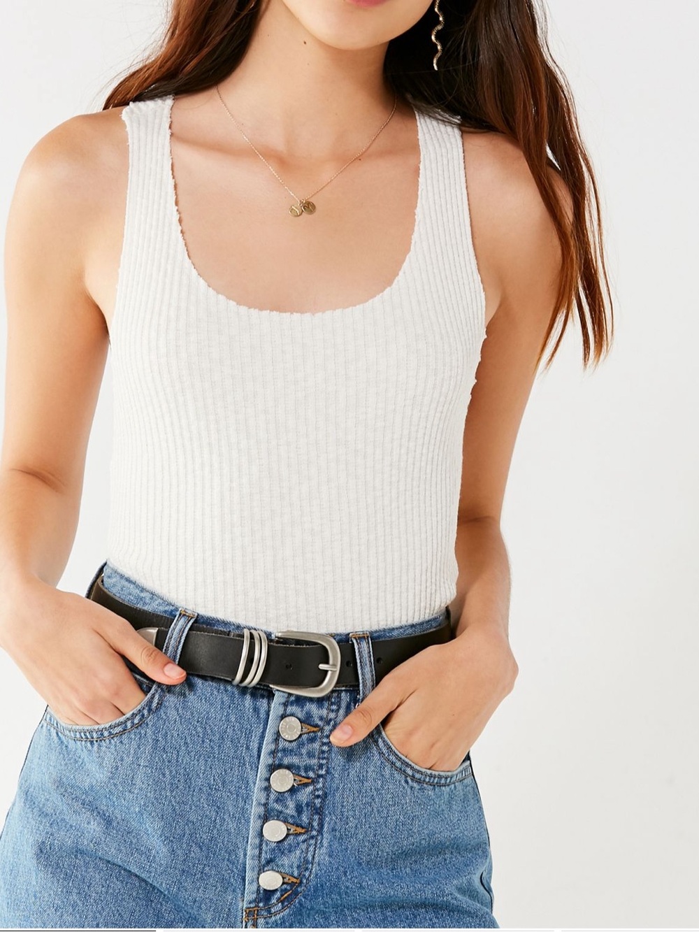 PROJECT SOCIAL T X URBAN OUTFITTERS RIBBED TANK TOP